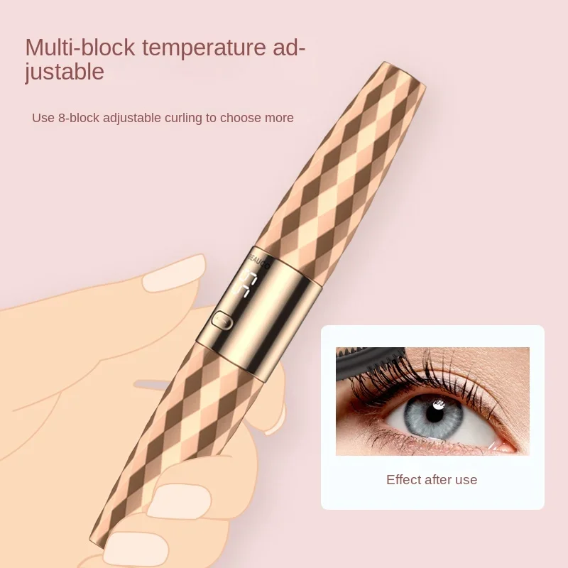 Free Shipping Eyelash Curler Electric Eyelash Perm Artifact Curling Device Heating Eyelash Curler Curly Long Lasting Shaping