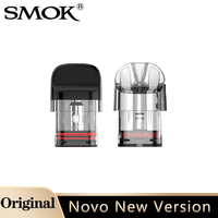 Original SMOK Novo Pod Cartridge New Version 2ml/3ml 1.0ohm/0.8ohm/0.6ohm Meshed for Propod Kit/ Novo Master Vape