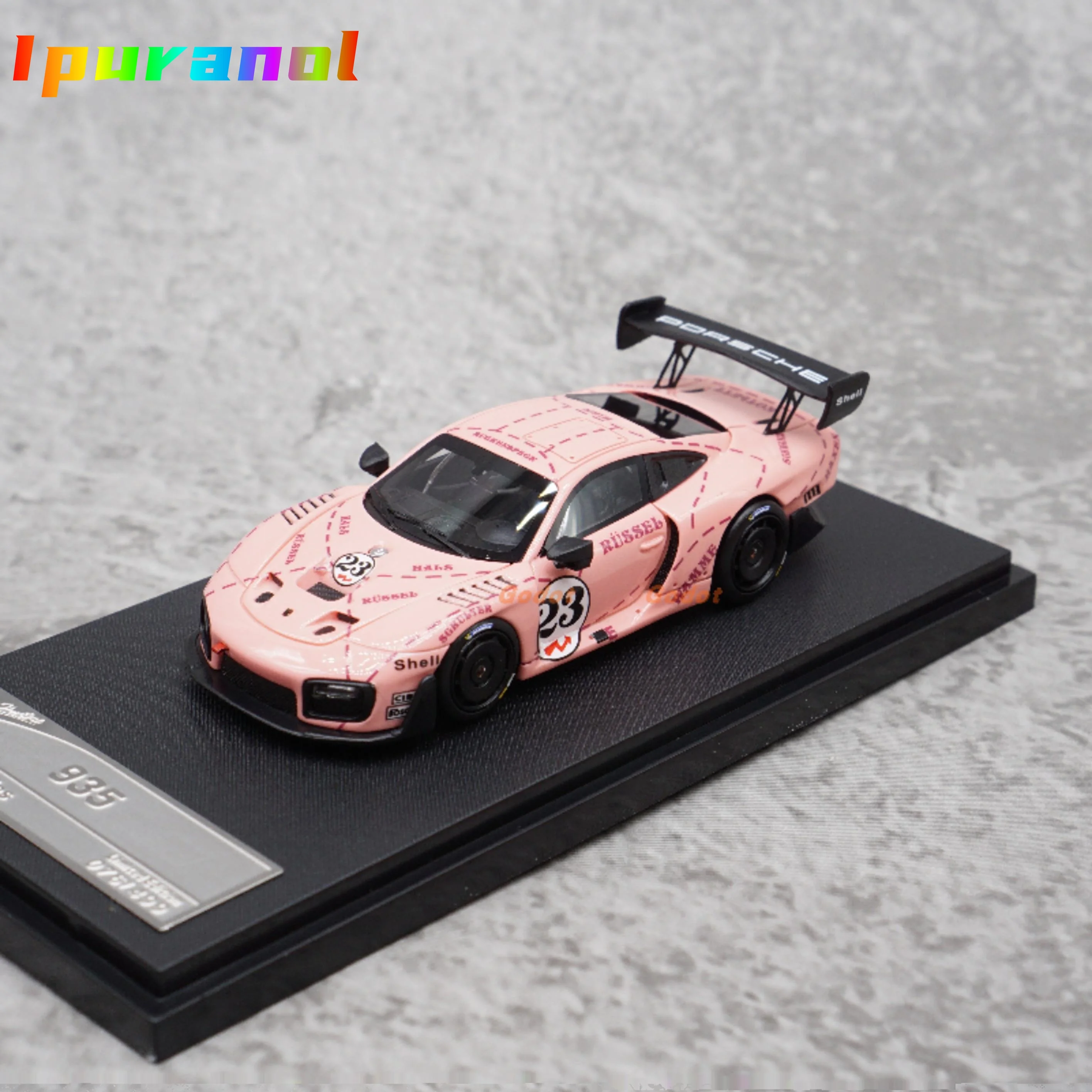 New Porsche 935 Pink Pig 1:64 Stance SH resin model Pink Pig display limited edition