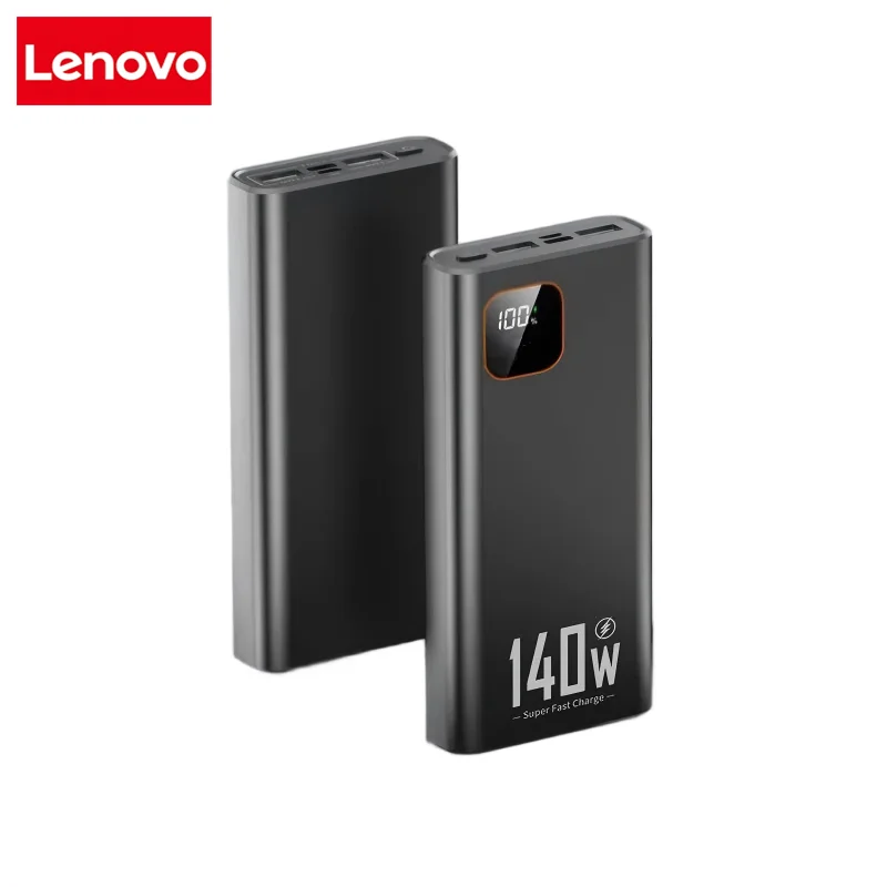 Lenovo 140W 500000mAh Ultra Capacity Power Bank Super Fast Charging CCC Portable Battery Charger For IPhone Samsung 2026 New