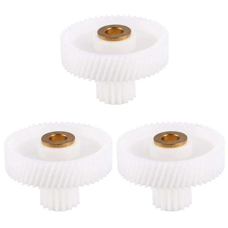 HOT SALE 3X Meat Grinder Parts Plastic Gear Parts For Meat Grinder MG-2501-18-3 Fit Elenberg