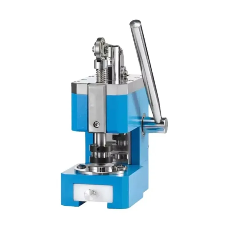 Lab Small Manual Battery Slicing Machine Slicer Optional Mold Size for Punching and Cutting Various Materials