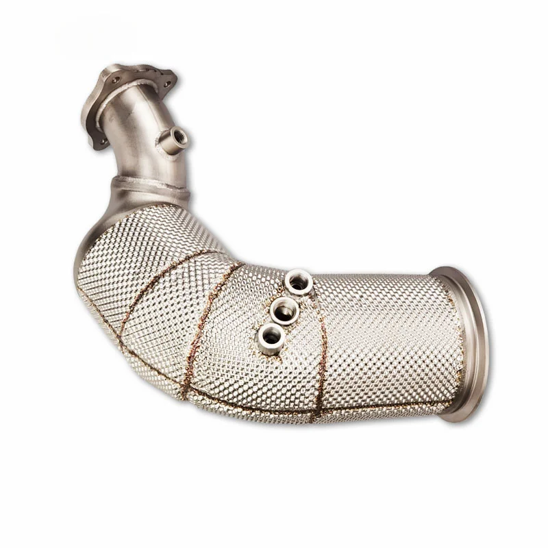 

Выхлопная труба для AUDI RS5 2.9T 2019-2023, высокопроизводительная водосточная труба с катализатором 100 ячеек/200 ячеек/300 ячеек