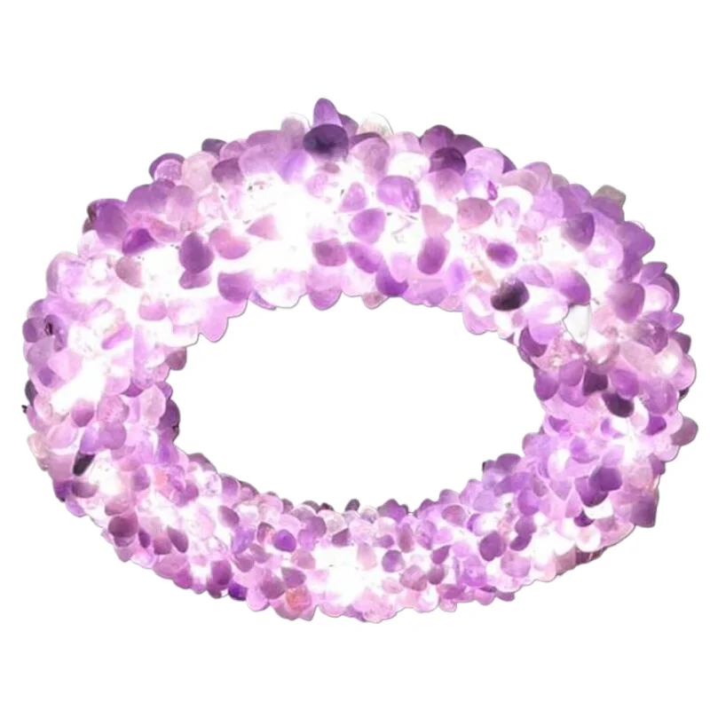 

Decorative lamps Nordic luxury crystal natural stone circle living room dining room chandelier