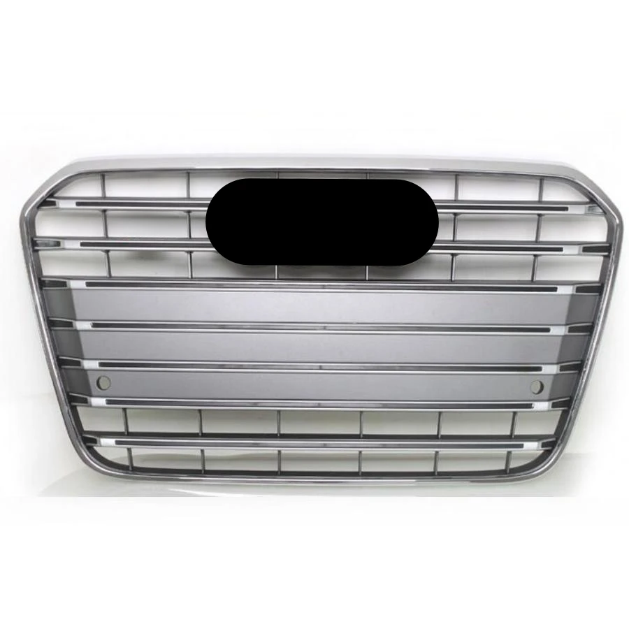 

For S6 Grill Racing Grills Front Hood Grille Car Front Bumper Grill Center Grille for A6/S6 C7 2012-2015