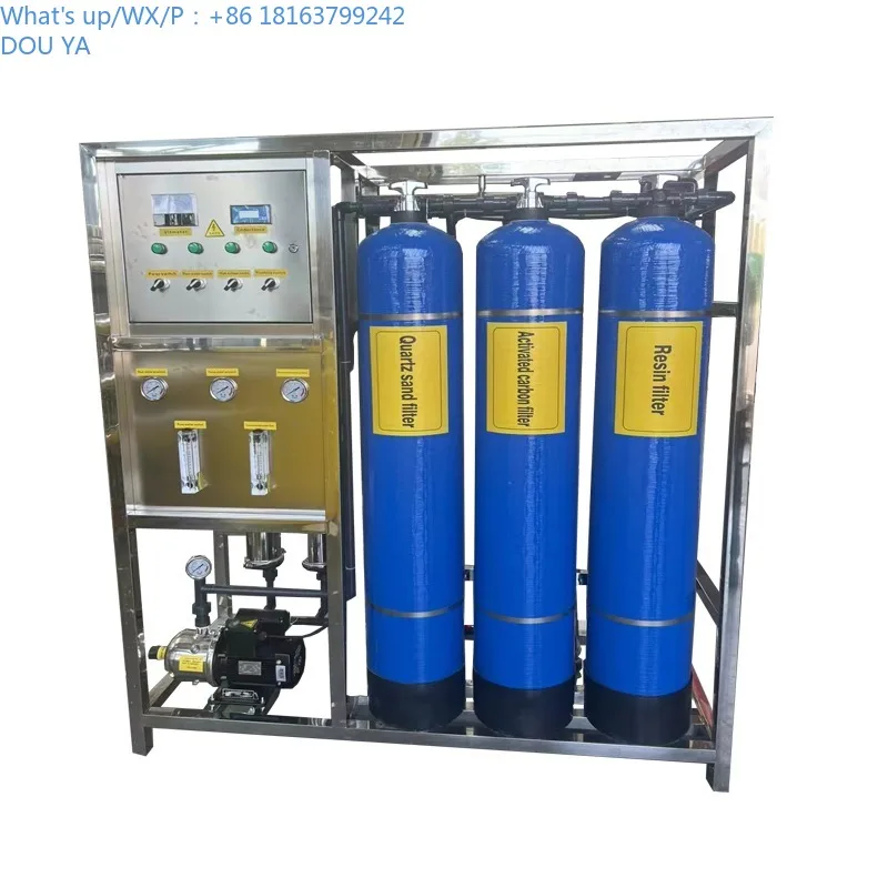 

Fully Automatic Industrial Desktop Reverse Osmosis Water Treatment Plant Direct Drinking Water Equipment Pump PLC Core