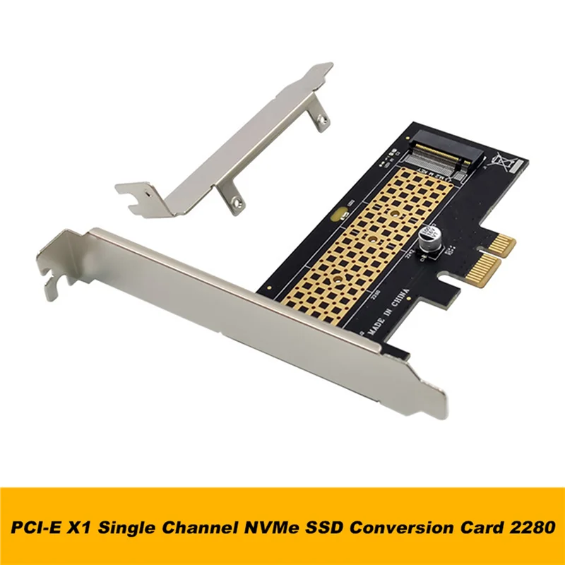 PCI-E X1 Single Channel NVMe SSD Expansion Card M.2 M KEY Solid State Drive SSD Conversion Card M.2 NVMe SSD Adapter