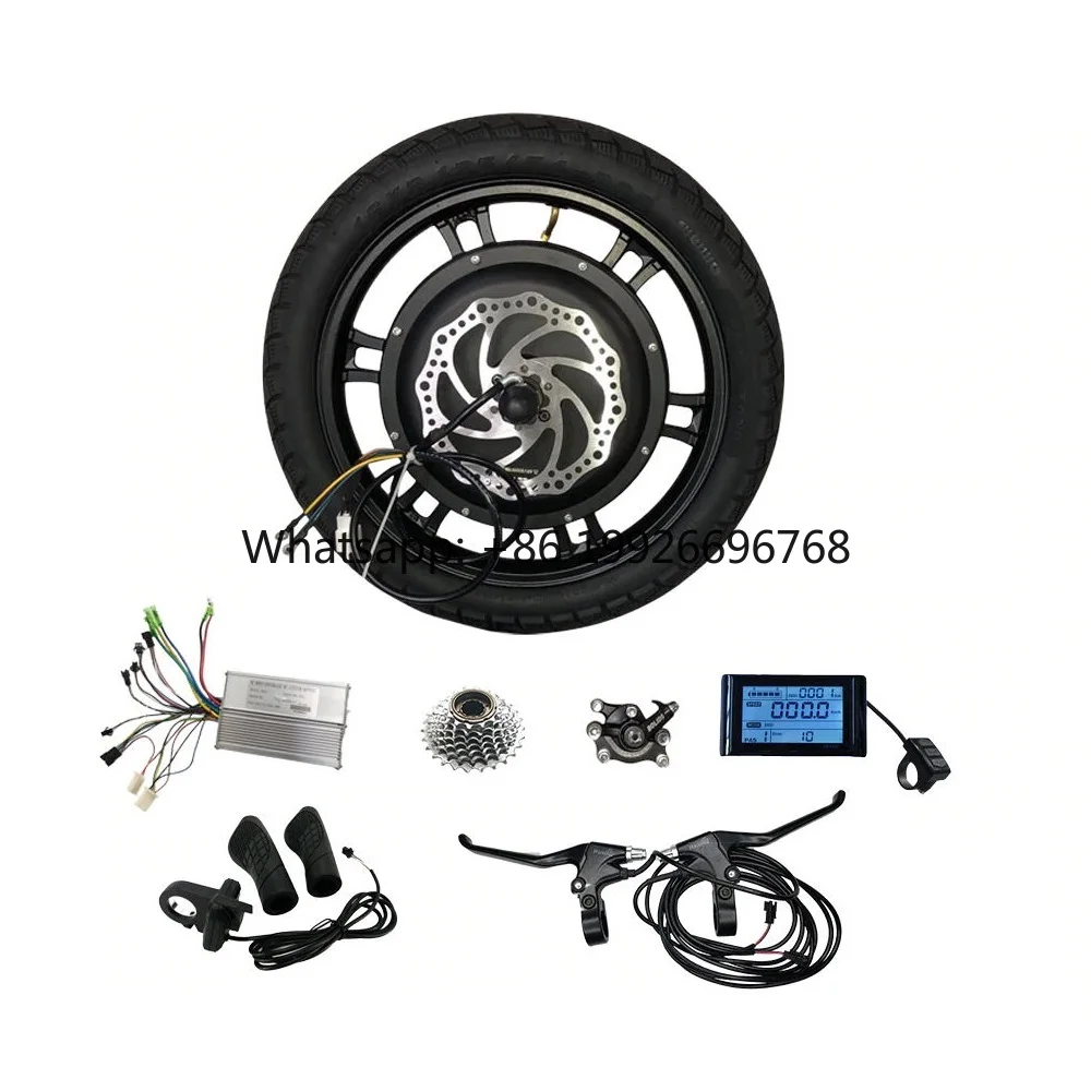 

16-дюймовое 48В/60В электрическое мотор-колесо безредукторное, комплект для электромотоцикла и электросамоката