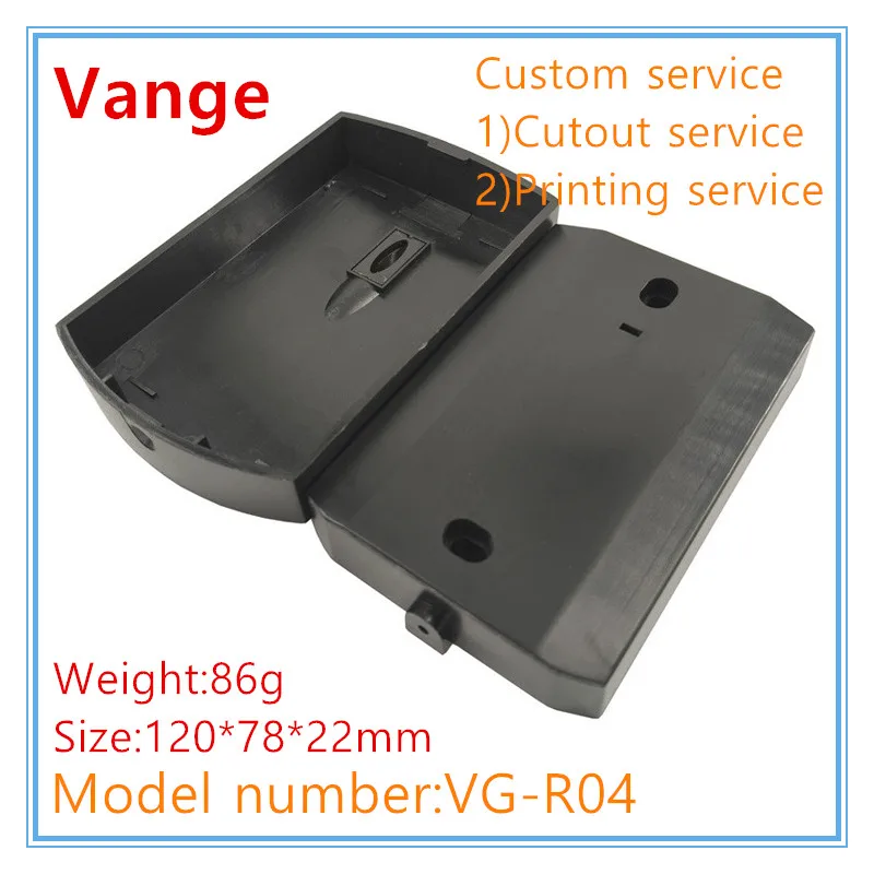 Vange access control project box 120*78*22mm ABS plastic instrument enclosure