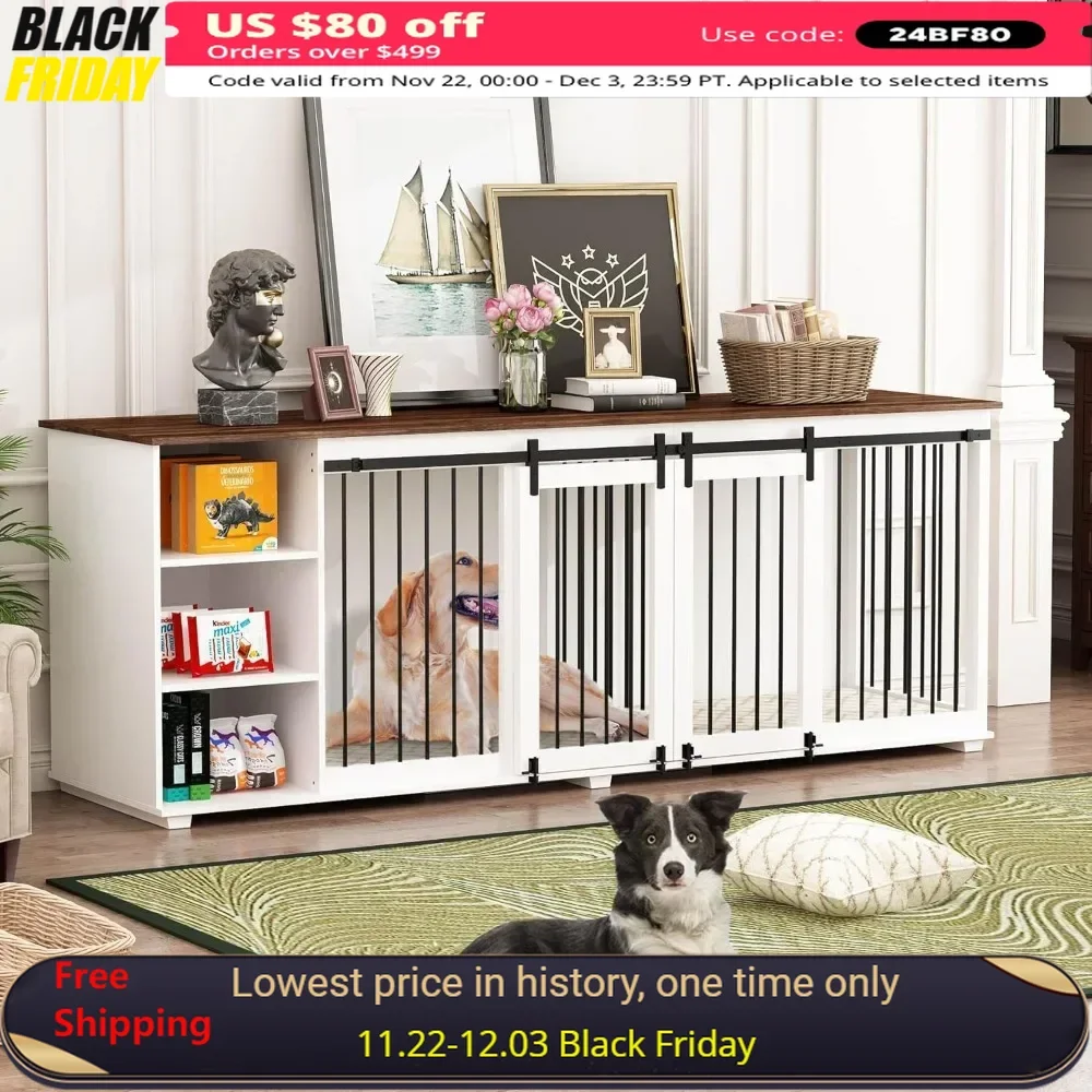 Large Dog Crate Furniture, 86.6