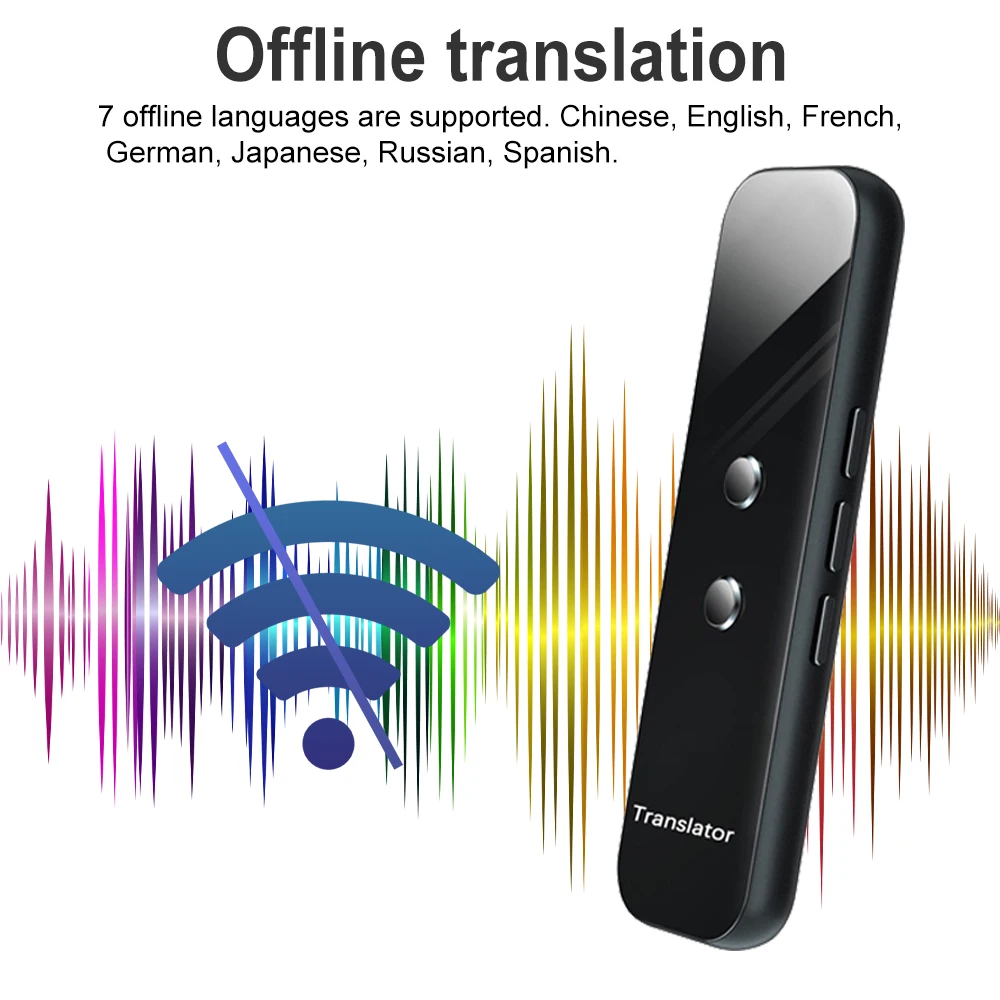 Top! Translator Portable 137 Languages Smart Instant Voice Text APP Photograph Translaty Language Learning Travel Business
