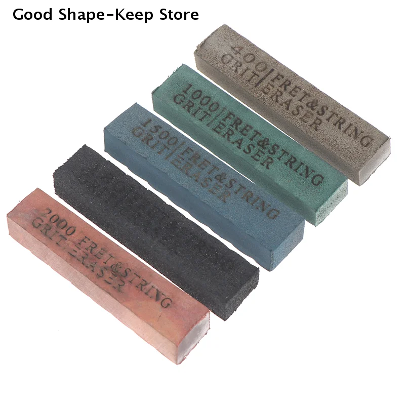 1PC Guitar Fret Polishing Erasers Abrasive Rubber for Fret Wire Cleaning 180/400/1000/1500/2000 Grit Guitar Maintenance Tool view 5