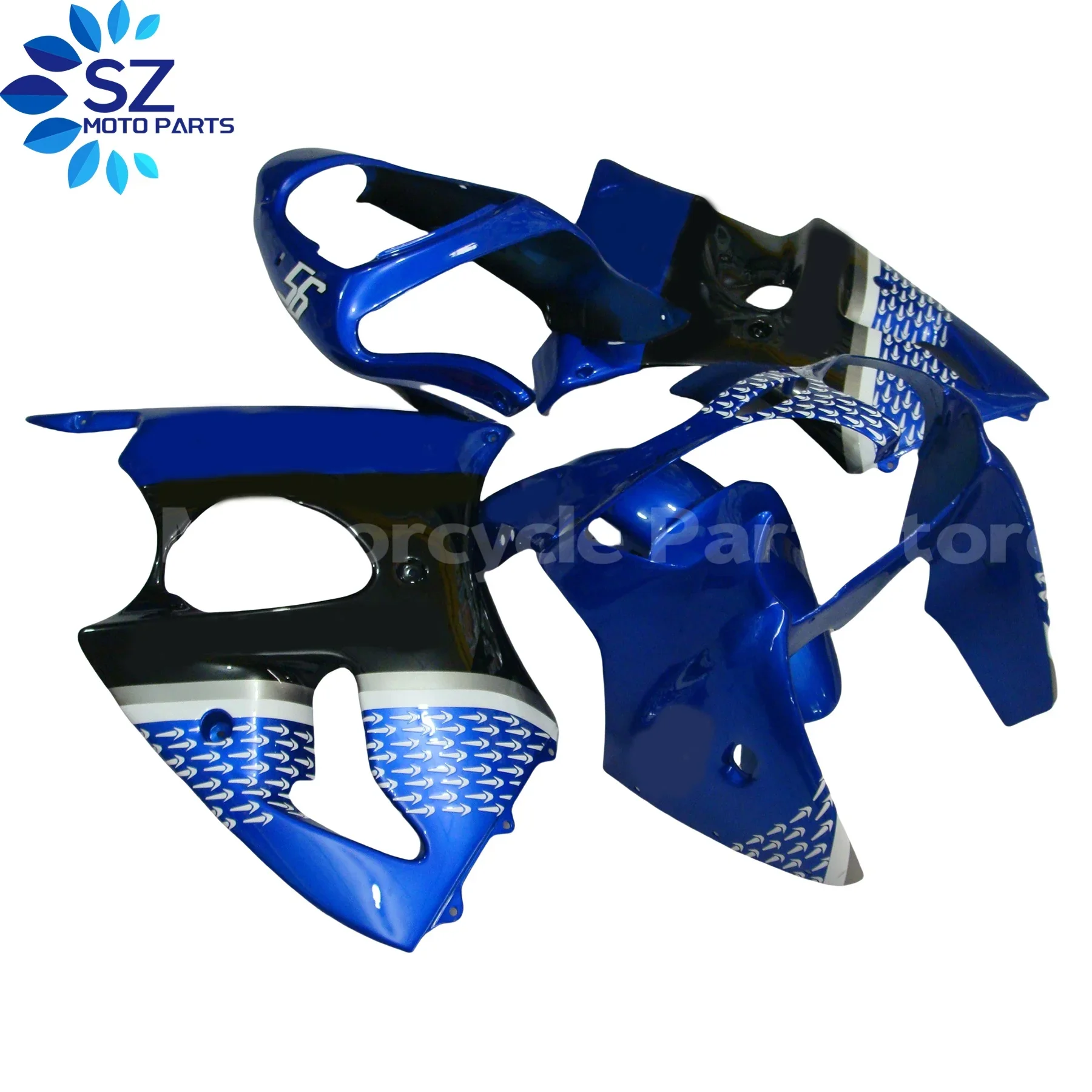 Fit For KAWASAKI 636 ZX6R 2000 2001 2002 Fairng Body Kit ZX 6R 00 01 02 Motorcycle Injection Fairings Set Cover Parts