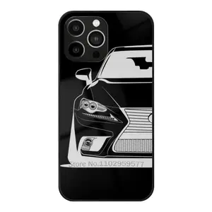 Lexus-iPhone用ガラス電話ケース,iPhone 16 pro max,xs,x,7,8 plus,13  mini,12,11,13,14,15 pro max,samsung s20 s23、s24ウルトラ - AliExpress