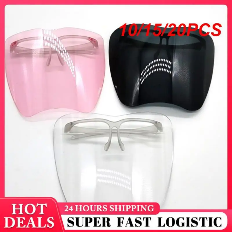 

10/15/20PCS Protective Mask Universal Protective Glasses Car Accessories Face Shield Anti-spray Full Face Mask