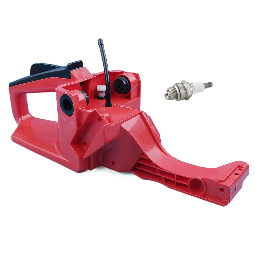 Gas Fuel Tank Rear Handle Assembly For Chinese Chainsaw 4500 5200 5800 42cc 52cc 58cc Replacement Spare Part Garden Tools