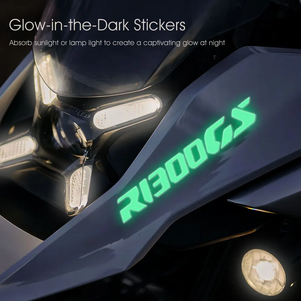 Motorcycle Glow Stickers Reflective Decal Waterproof for BMW R1300GS R 1300 GS R1300 1300GS GS1300 2024 Accessories