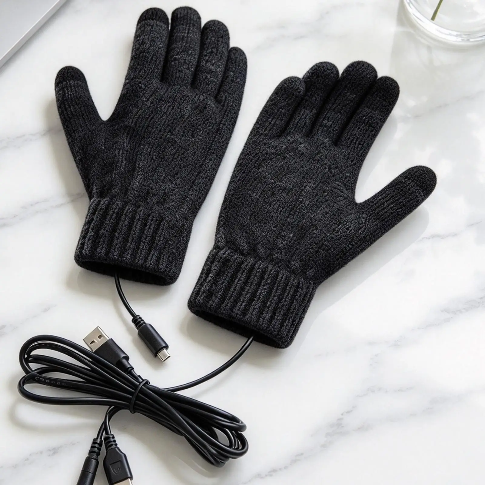 Heated Gloves For Men Cold Weather Winter Heating Mitten Electric Heated Winter Gloves For Women Men Adults Home Indoor Outdoor - view 3