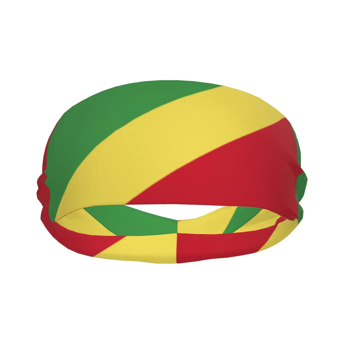 Congo R. Flag Athletic Headband Elastic Sweatbands Women Men Basketball Sports Gym Fitness Sweat Band Volleyball Tennis