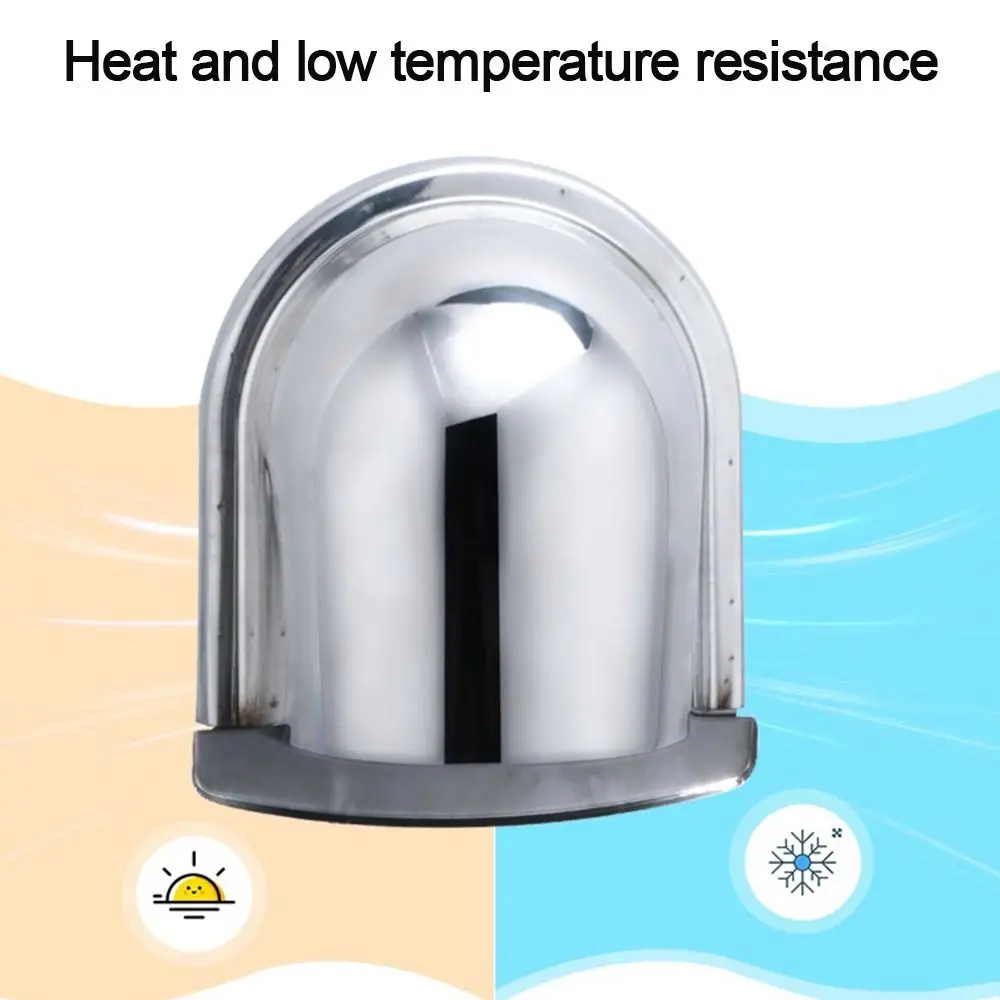 دائم الفولاذ المقاوم للصدأ الجدار الخارجي تنفيس الهواء مكافحة الطيور وفتحات الفئران غطاء مقاوم للماء 100/150 مللي متر شبكات التهوية مجاري الهواء