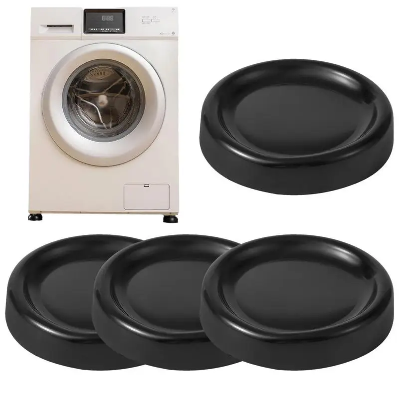 4pcs Washing Machine Foot Pads Washing Machine Anti Vibration Feet TPR Rubber Legs Pads Noise Cancelling Washer Dryer For Home