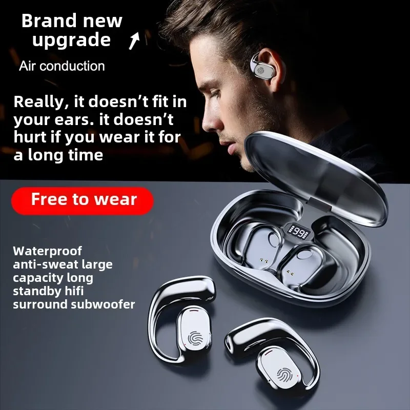 

High quality hanging Bluetooth earphones with wireless connection, Bluetooth earphones with automatic phone connection for liste