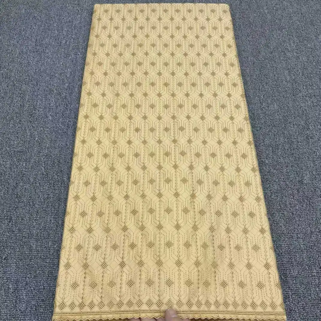 

Luxury Suit Lace Original Austria Cotton African Polish Fabric Swiss Lace 100% Cotton Lace Fabric For Men's Clothing Material