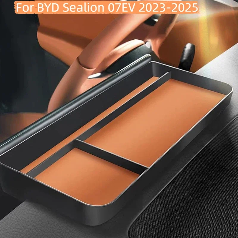 

Car Dashboard Screen Rear Tissue Glasses Storage Box For BYD Sealion 7 Sea Lion 07 EV 2024 2025 Interior Modification Accessorie