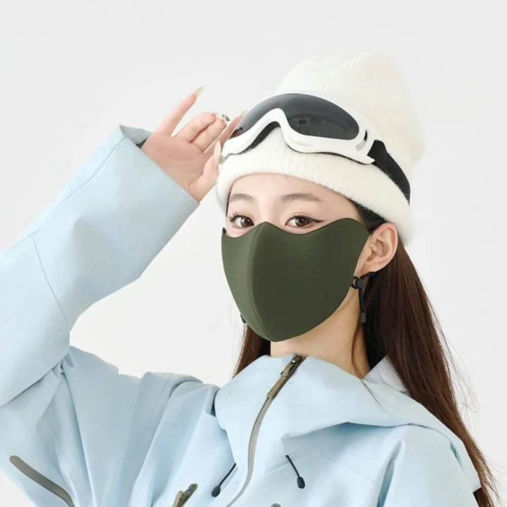 Nuova maschera calda traspirante Maschera antipolvere lavabile Copertura per il viso Autunno e inverno