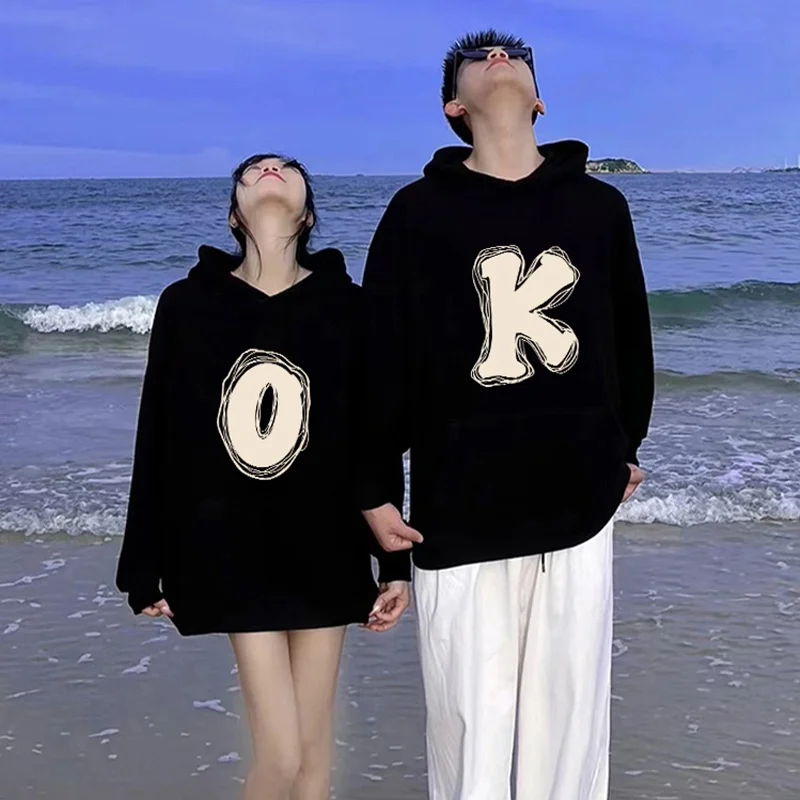 

Large Size Men's Hoodie 300 Pou Long Sve American Sle Couple's Casual Loose Fit Sweatirt Youth Trend Autumn Winter