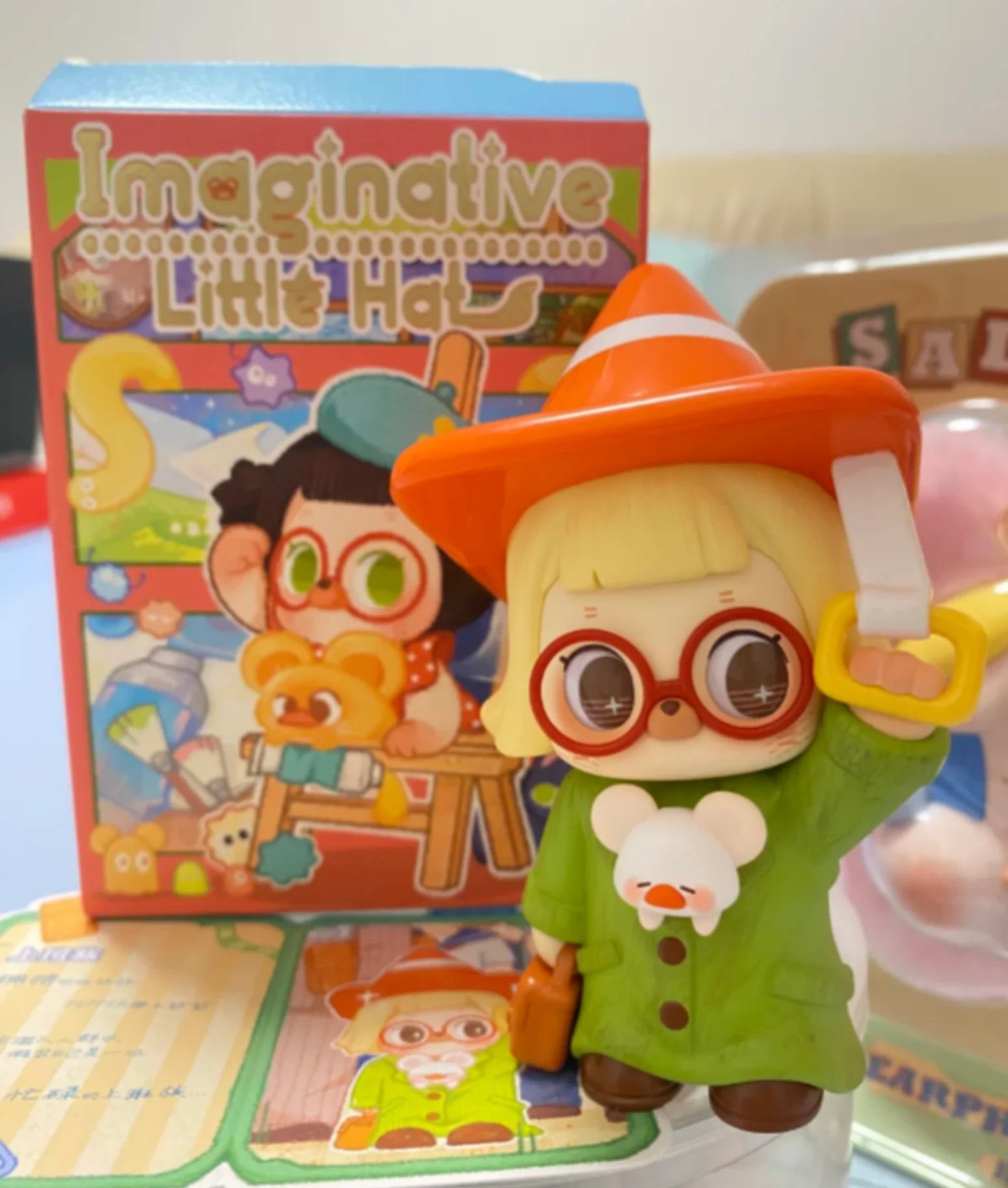 

DODOSUGAR Pepper Imaginative Little Hat Series Blind Box Guess Bag Original Toys Doll Cute Anime Figure Ornaments Gift