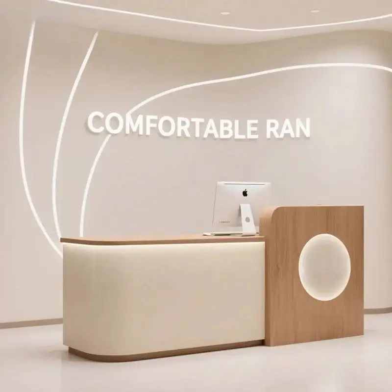 

Counter Hotel Reception Desks Display Dentist Beauty Corner Reception Desks Home Modern Recepcion Mostrador Pulpit For Church