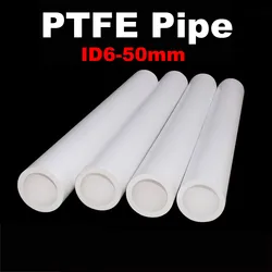 2Pcs 500mm White PTFE Tube ID 6/8/10/12/13/14/15/16/17/18/20/25/26-50mm Hollow Rod Environment-friendly Non-toxic DIY OD 15-65mm