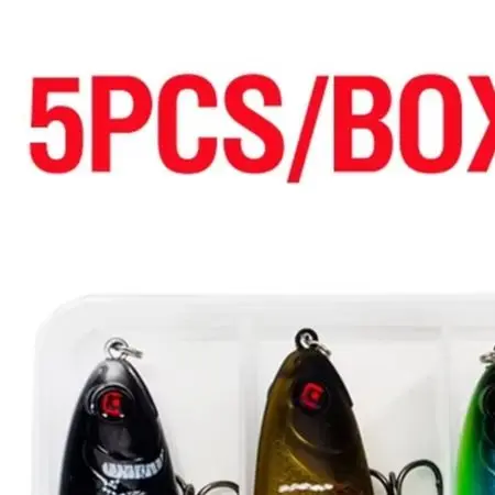 17g 10cm Floating Popper Lure 5 Colors Tractor Bait Topwater Fishing Lure for Bass Pike Perch Snakehead Long Distance Cast