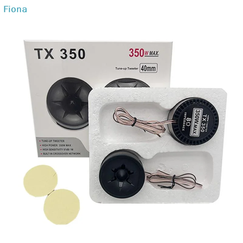 ☽TX350 Car Audio Tweeter Speakers,40mm 350W Max High Sensitivity Super Tweeter with Crossover