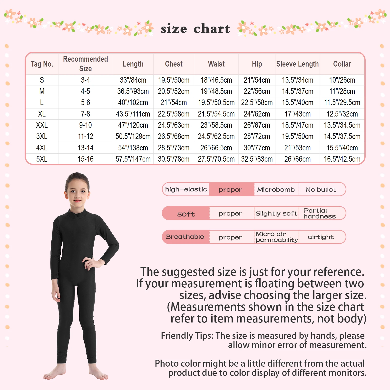 Kids Girls Ballet Dance Class Training Performance Wear Long Sleeve Gymnastics Leotard Jumpsuit Unitard Ballet Leotards Costume