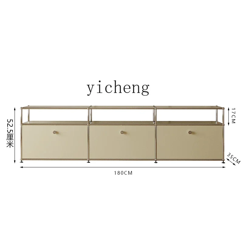 

ZC Mid-Ancient TV Cabinet USM Module Cabinet Household Sideboard Cabinet Simple Storage