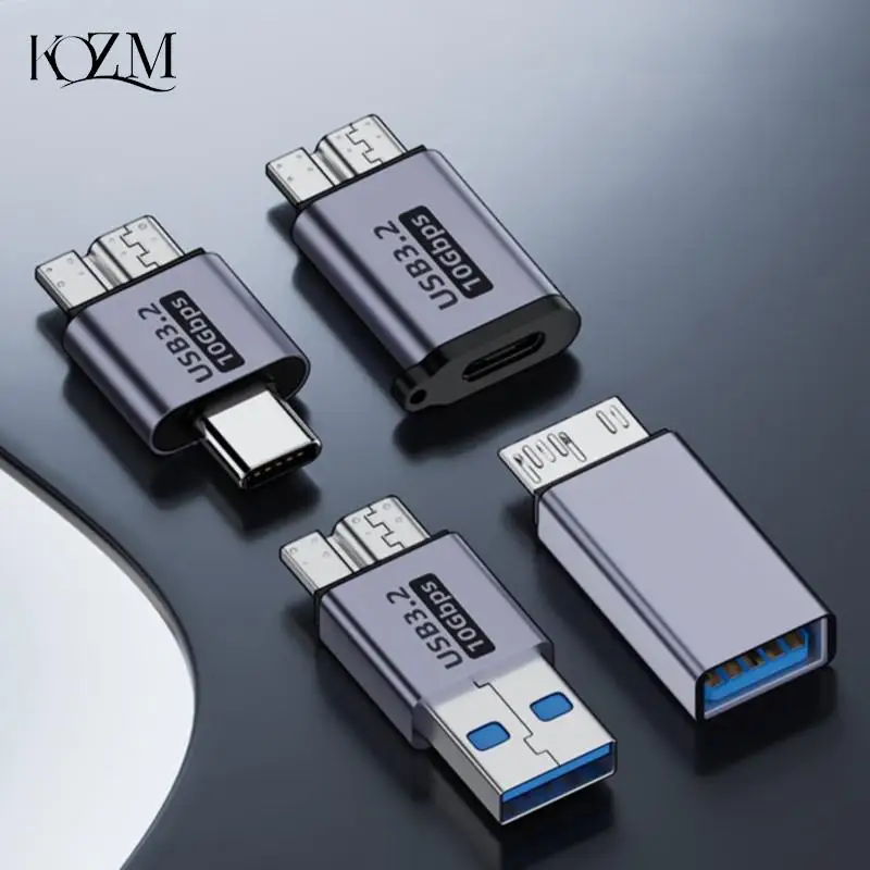 USB A/C To Micro B 3.0 Adapter 10Gbps Super Speed Data Sync Converter For Macbook Pro Samsung Type C To Micro B Adapter