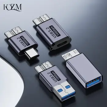 맥북 프로용 USB A/C-마이크로 B 3.0 어댑터, 10Gbps 초고속 데이터 동기화 컨버터, 삼성 C-마이크로 B 어댑터  Best5