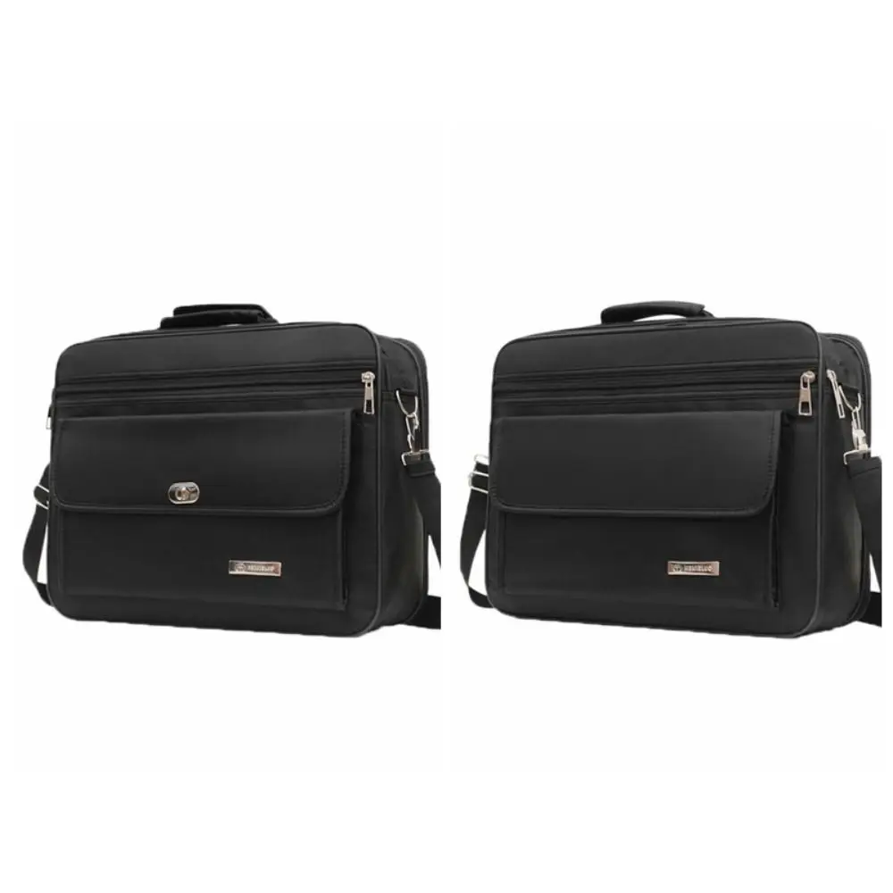 Oxford Bombs Case pour hommes, grande capacité, sac alertes onal noir, sac de rangement pour ordinateur portable, organisateur de documents à l'initiative unique, déterminer les voyages, gril