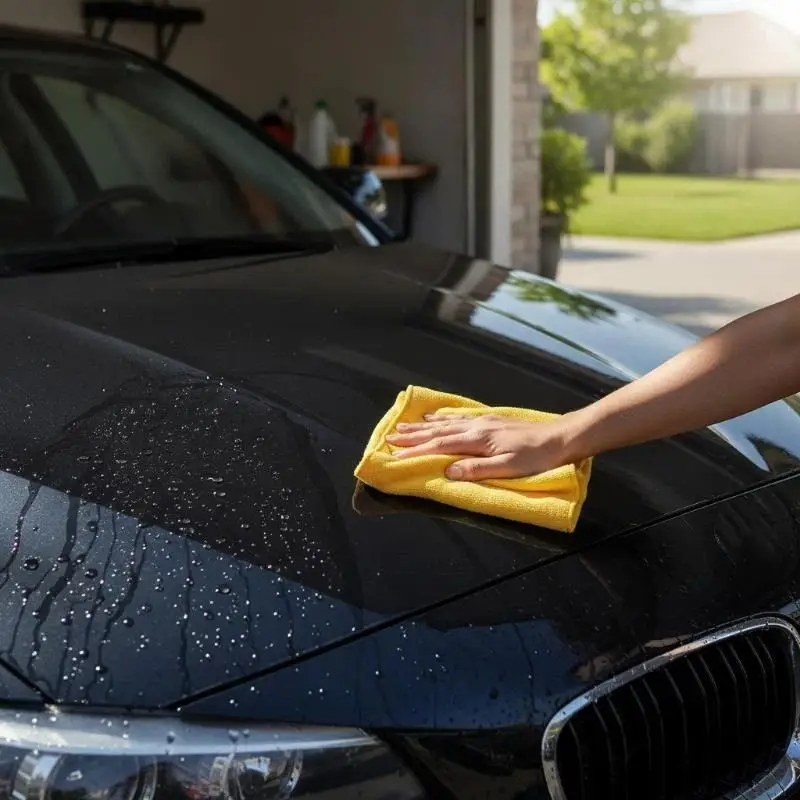 Reusable Multicolor Chamois Car Cleaning Cloth Lint Free Super Absorbent Washable Towel for Travel Camping Car Washing