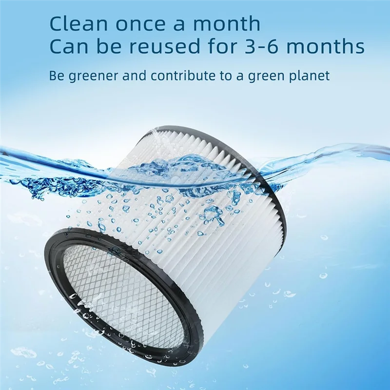 Filter Pengganti BAAO-90304 untuk Toko Vac 90304, 90350, 90333, 90585, 5 Galon Ke Atas Penyedot Debu Basah/Kering