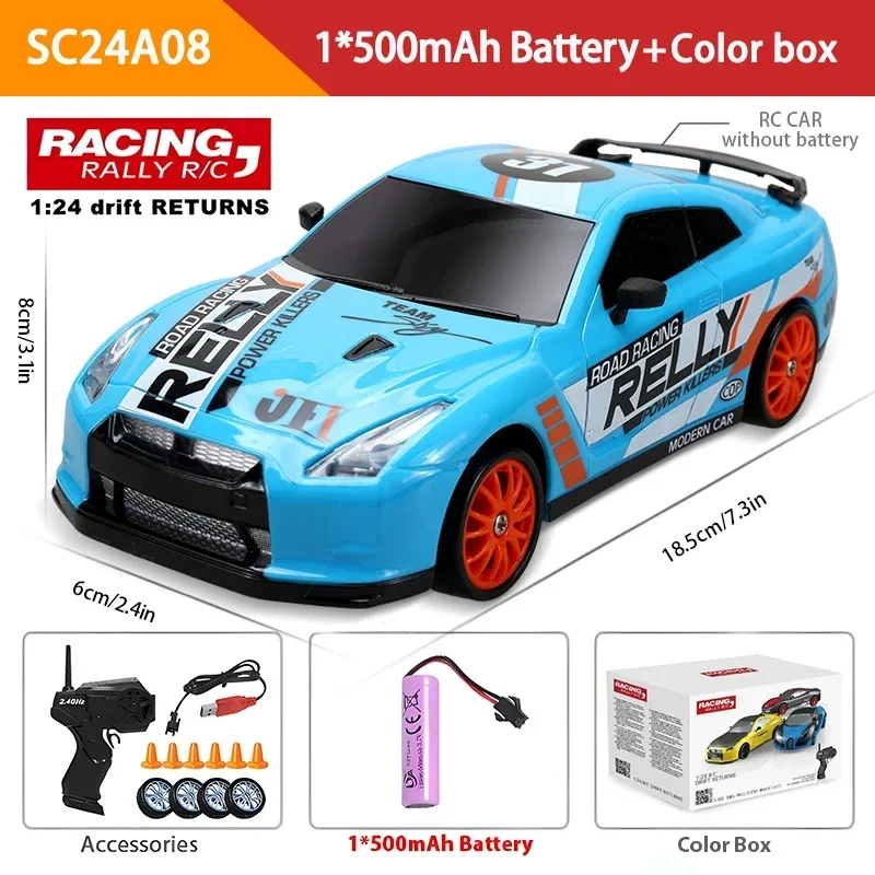 2.4G Remote Control Car Four -Wheel Drive RC Drifting High -Speed Charging Electric Car Toys for Kids Gifts Children Toy Rc Car