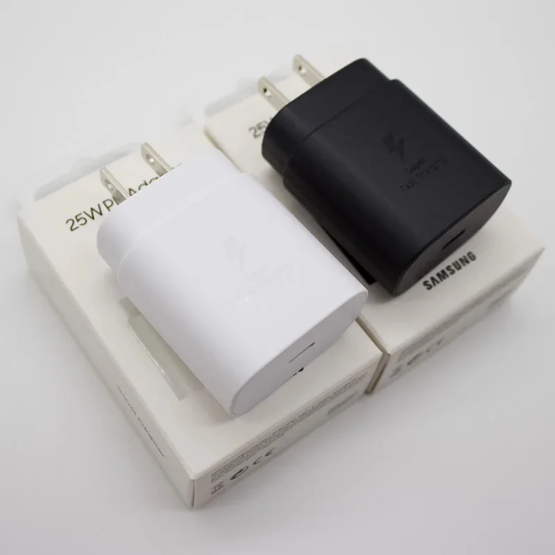 Samsung 25W Schnellladeadapter PD US Wandladegerät Typ C Kabel für Galaxy Z Fold Flip 2 3 4 5 6 A71 A53 A91 A72 S25S24 – Detail 3