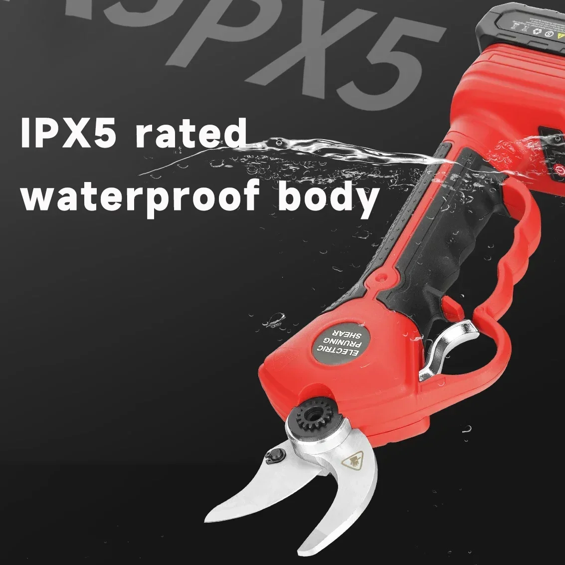 

Best sell 0~32mm 21V battery electric pruning shears fruit tree cordless electric scissors efficient 3-stop opening s
