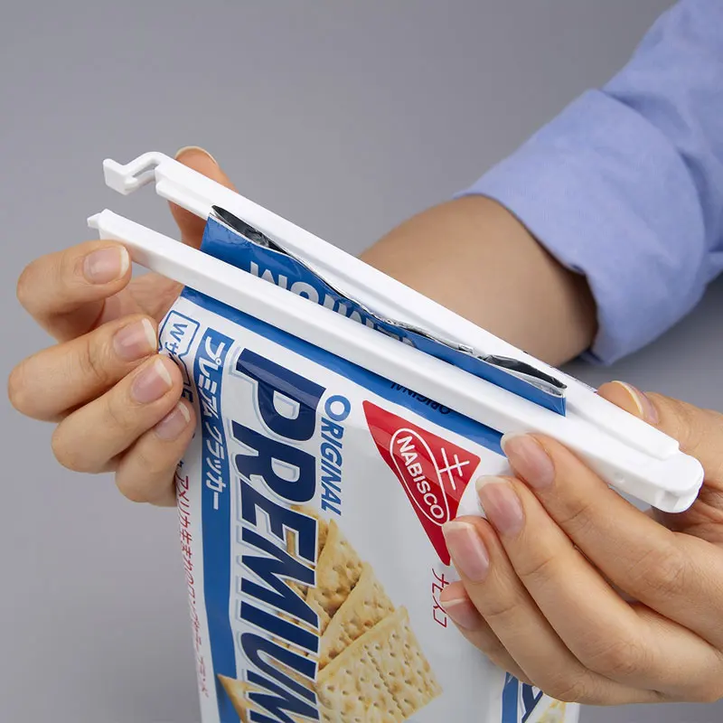 Pinza Selladora de Bolsas para Cocina, Preservación de Alimentos, a Prueba de Humedad, para Leche en Polvo, con Clip para Fec...