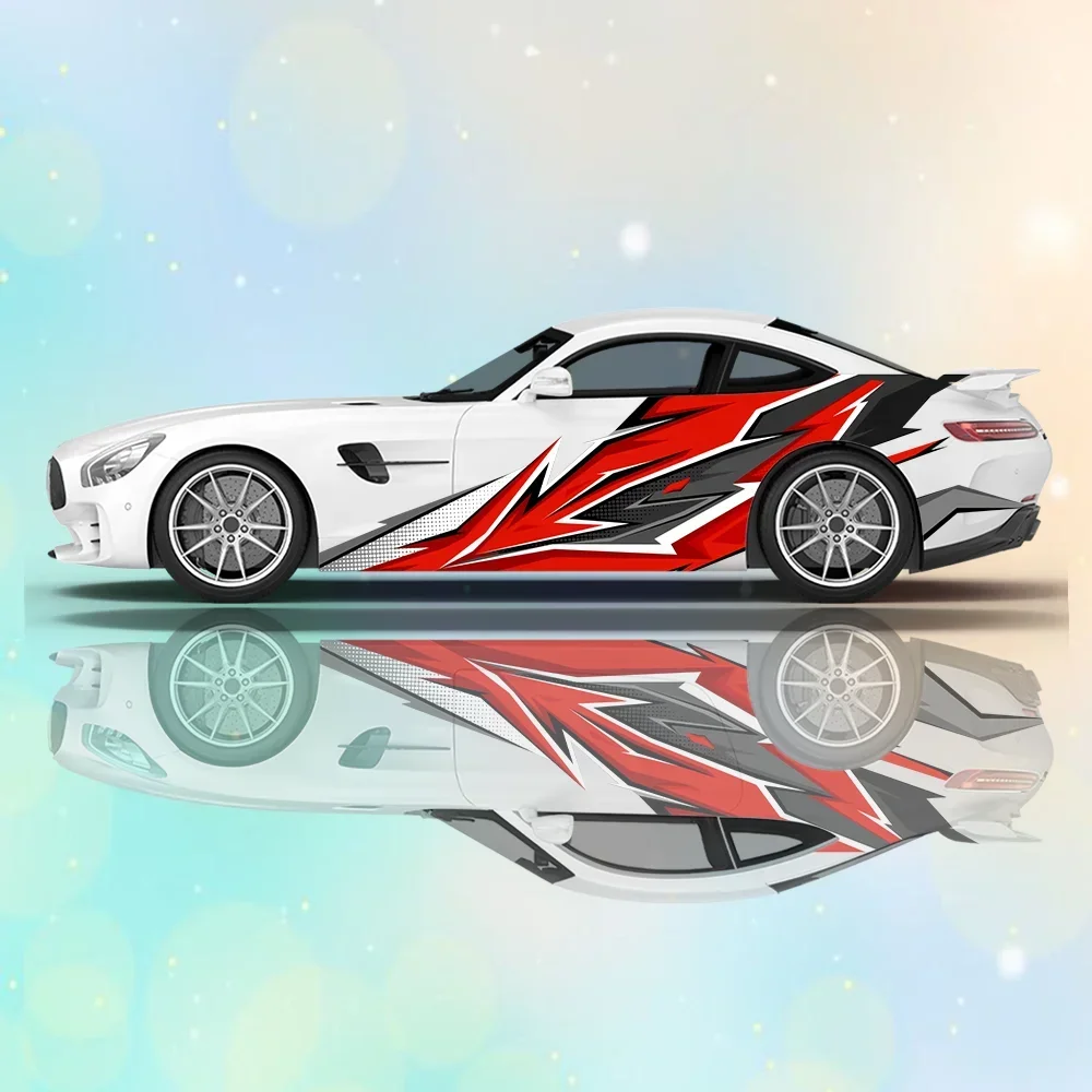 

Sports Style Line Car Vinyl Wraps Decal Self-adhesive PVC Anti Scratch Sticker Suitable for Trucks SUV Decor Auto Accessories