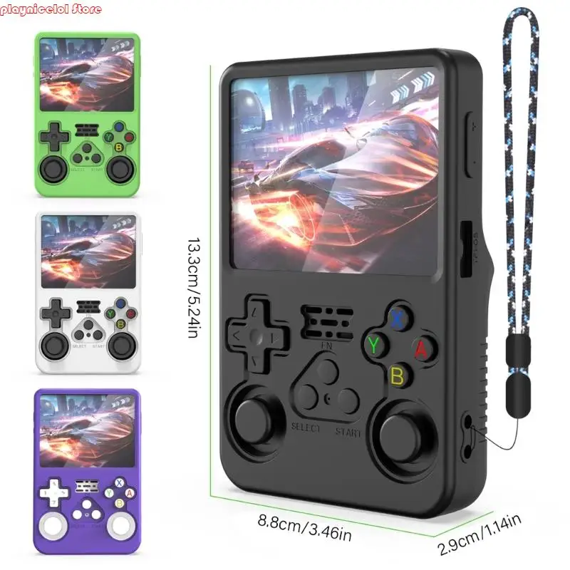 E8BA Shockproof Shell Guard Cover for R36S Game Console Ensuring Scratch Resistance