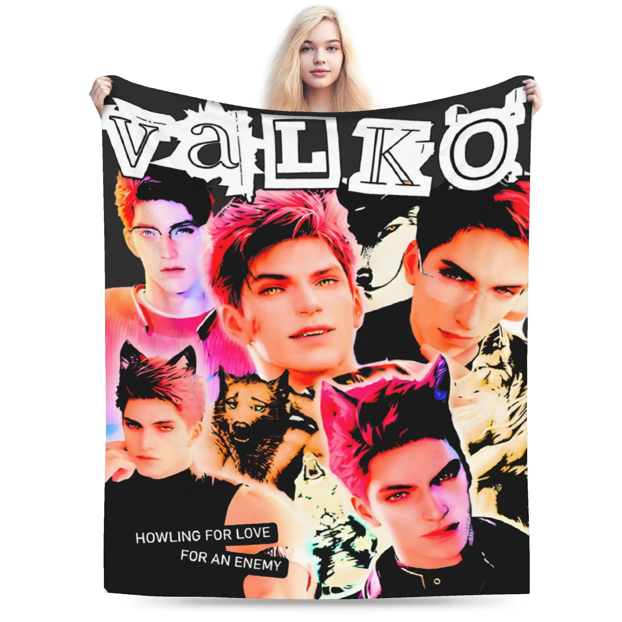 Game V-Valko L-Love and Deepspace Blankets Warm Comfy  Throw Blanket Winter Adults Girls Living Room Travel Car Bedspread