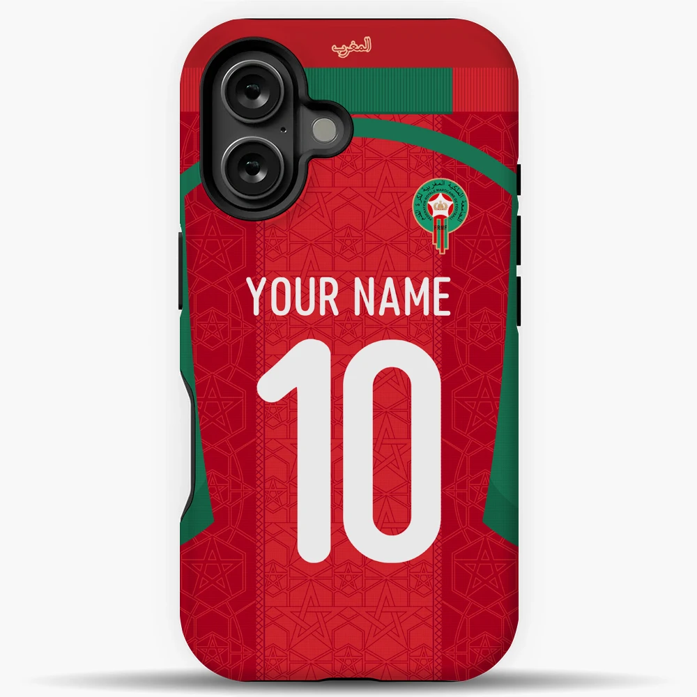 Funda MagSafe del equipo nacional de fútbol de Marruecos 24 para iPhone 16 15 14 13 Pro Max 12 11 X XS XR 7 8 Plus SE Mini